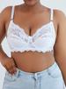Roupas íntimas de renda com aro de aço, de abotoamento duplo, ultrafinas, europeias e americanas, transfronteiriças, sutiã ajustável, lingerie francesa em estoque, atacado