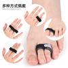 Separador de Dedos del Pie de Tira de Tela Pequeña, Vendaje de Tela para Doblar los Dedos de Manos y Pies, Estirador de Tira de Tela con Velcro para Solapamiento de Dedos del Pie Hallux Valgus