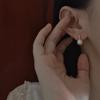 Pendientes de Plata de Ley Perla Extremadamente Rosa para Mujer Diseño de Nicho de Gama Alta Ins Pendientes Atmosféricos Nueva Tendencia 2025
