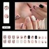Bonito Desenho Animado Arte de Unhas Infantis Pequeno Animal Unhas Postiças Vestindo Peças de Unhas Removíveis Advanced Sense Adesivos de Unhas Curtas