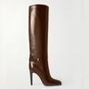 Comércio exterior 2024 outono e inverno nova moda sexy salto super alto, mas botas de joelho botas femininas plus size botas da moda