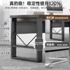 Estación de Trabajo para Personal de Oficina Escritorio Simple Moderno Gabinete de Almacenamiento de Mesa con Cerradura Única Banco de Trabajo Integrado Combinación de Escritorio y Silla para Computadora