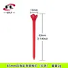 Fabricante Buddha Power Tee de Golf de Venta Caliente Transfronterizo con Tapa de Flor de Cuatro Esquinas, Tee de Material Plástico ABS