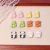 Accesorios Pequeños de Resina Estilo Caricatura Japonesa Decoraciones para Uñas DIY Conejo Lindo 3D Pegamento de Crema Accesorios Decorativos para Uñas Portátiles