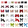 Aleación Joyería para Uñas Color Popular de Internet Lazo Joyería Pequeña Rosa Negro Mariposa Decoración para Uñas Accesorios
