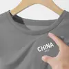 Camiseta Mais Vendida no Verão, Seda Gelada de Secagem Rápida com Malha Respirável de Manga Curta para Fitness Esportivo Masculino, Camiseta de Manga Curta para Exterior