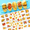 Nuevas pegatinas para uñas transfronterizas ins pequeñas frescas sandía limón fresa naranja frutas de verano pegatinas adhesivas para uñas