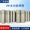 Tubo de ventilación de escape redondo de PP, retardante de llama cuadrado, anticorrosión, resistente a ácidos y álcalis, para protección ambiental de laboratorio, suministro directo de fábrica en Guangdong