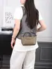 Bolsa Feminina de Couro Bovino de Primeira Camada Bolsa Longxiang Temperamento Estudante Ombro Transversal Portátil Versátil para o Dia a Dia Macia