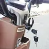 Yadiaima gancho para coche eléctrico delantero universal Bell coche eléctrico sin perforaciones universal fuerte gancho invisible