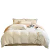 Juego de Ropa de Cama de Lujo de Cuatro Piezas con Forro Polar de Invierno, Nuevo Juego de Sábana y Funda de Edredón Gruesa y Cálida de Terciopelo de Leche 2025
