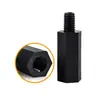 Varilla Roscada Columna Hexagonal de Nylon de una Cabeza Venta al por Mayor Columna de Plástico Aislante Columna de Aislamiento Columna de Tuerca de Paso Único M2M3M4M5M6