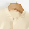M Estilo europeo y americano transfronterizo 2026 nueva moda elegante cárdigan suéter de manga corta para mujer al por mayor 05607300318