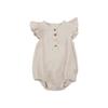 Romper Fino de Nuevo Estilo para Bebé de Verano Estilo Ins Mono de una Pieza con Mangas Volantes Estilo Nórdico para Niños Traje para Gatear