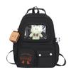 Mochila bonita de estilo coreano nueva de 2024 para estudiantes de secundaria, estilo universitario, mochila de gran capacidad para estudiantes de secundaria y preparatoria.