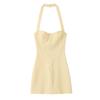 Ropa Europea y Americana Transfronteriza 2025 Nuevo Estilo de Verano Vestido Halter de Alta Gama Elegante que Cubre la Cintura y las Caderas 4661321