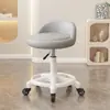 Cadeira de Maquiagem Giratória Ajustável em Formato de Concha, Banco Alto para Bar, Cadeira para Quarto de Menina com Rodas, Cadeira para Mesa de Maquiagem, Banco para Balcão de Caixa, Banco para Bar KTV