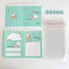 Cartón Original Fuera de Tarjeta Empaque Plegable Tarjeta Set de Tarjetas Envío Joyería Regalo Horneado Empaque de Galletas Tarjeta