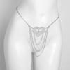 AliExpress Acessórios Quentes de Cintura Strass Brilhante Sexy Amor Corrente Longa Calcinha de Strass Acessórios Corrente de Corpo Mulher