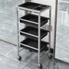 Carro de Peluquería para Permanente y Tintes Gabinete de Almacenamiento Carrito para Varillas de Peluquería Estante de Almacenamiento para Peluqueros Gabinete de Herramientas Barbería Peluquería