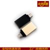Adaptador OTG de metal para teléfono Android, disco U, USB hembra 3.0 a V8, cabezal de conversión, lector de tarjetas microconvertidor