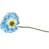 Novo Toque de Luxo Decoração de Móveis Hidratante para Sala de Jantar Mesa de Jantar Arranjo de Flores Casamento Papoula de PU Flor Artificial