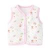 Colete de bebê de 0 a 2 anos, outono e inverno, acolchoado, masculino e feminino, colete de algodão para bebê