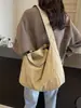 Bolsa Tote de Gran Capacidad para Mujer 2024 Nueva Moda Simple Casual Bolso Cruzado Estudiante Clase Trabajo Ropa Bolsa Tote