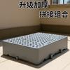 Tablero de Plástico Redondo a Prueba de Humedad para Almacén, Tablero de Paleta Apilable, Tablero de Paleta Plano, Tablero de Piso de Estantería Apilable para Supermercado