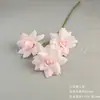 Flores Artificiais com 3 Cabeças, Rosas Valentine Flip-Flap, Decorações para Salão de Casamento, Vitrines, Flores de Seda, Arranjos de Flores, Flores em Cascata, Atacado