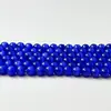 Cuentas Sueltas de Ojo de Gato de Zafiro de Alta Calidad, Cuentas Redondas de 10 mm para Pulseras y Productos Semi-Terminados, Accesorios de Joyería al por Mayor