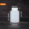 Botella de Plástico Blanco de Boca Ancha de PE al por Mayor Espesada 50100ml Sellada con Cápsula Boca Ancha Botella de Muestreo con Escala