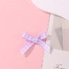 En stock directo 0,6 CM lazo a cuadros accesorios de ropa interior para niños accesorios Escocia con lazo pequeño