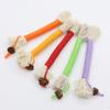Gato Brinquedo Morde Corda Auto-alívio Verme Fel Fruta Tease Gato Colorido Algodão Corda Morde Vara Molar Dentes Limpeza Suprimentos para Gatos