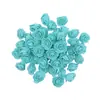 100 Piezas cabeza de flor de pe rosa 3.5cm flor de espuma accesorios de decoración de caja de dulces de boda flor de espuma de simulación flor artificial