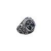 Anillo Abierto Personalizado con Patrón Cruzado Xiangxu para Hombres, Vintage, Audaz, Moderno, Punk, Anillo para Dedo Índice, Directo del Fabricante