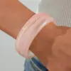 Pulsera de Borde Ancho con Superficie de Espejo de Venta Caliente Transfronteriza Europea y Americana, Pulsera Brillante Exagerada Personalizada, Pulsera de Resina Acrílica