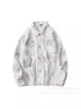 Ropa Pequeña de Concha Categoría Completa Fábrica de Ropa Fob Industria Pesada Chaqueta de Mezclilla Chaqueta Pintura Reflectante Hecha a Mano Personalización