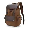 Mochila Simples Popular Transfronteiriça de Fábrica de Origem Lona Grande Capacidade Tendência Retrô Europeia e Americana Dropshipping