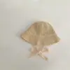 Sombrero de Paja para Niños Sombrero de Sol de Verano Sombrero de Perlas Hecho a Mano Niñas Princesa Coreana Plegable Sombrero de Pescador de Playa