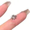 Araña de viento oscuro love hueso de oreja clavo dulce fresca chica chica caliente oreja caracol nicho circón pendiente