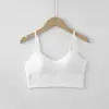 2026 Nuevo Estilo Top de Tubo de Algodón Tejido Sin Costuras con Almohadilla Integrada para el Pecho, Espalda Hermosa y Ombligo Expuesto Camisola