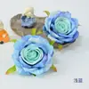 Rosas Hugo de Seda Artificial, Rosas de Diamante Más Vendidas Transfronterizas, Arreglos Florales para Fondos de Boda, Fabricación de Flores para Tocados