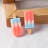 Resina Fofo Brinquedo de Comida Gradiente Sorvete Creme Cola DIY Capa de Celular Grampo de Cabelo Acessórios de Cabelo Copo de Água Adesivo Materiais de Produção