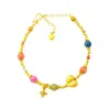 Nuevo Pulsera de Cuentas de Semilla Siete Colores Dopamina Melocotón para Glúteos Pulsera de Cuentas Bohemia Femenina Regalo para Novia