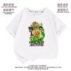 Roupas Infantis Novas Plantas vs. Zumbis Desenho Animado Moda Bonito Versátil Meninos Outono e Inverno Camiseta de Manga Curta Tendência 6