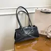Bolsa Tote de Ombro Casual Versátil, Moda Simples, Textura de Nicho, Tendência e Acessível, Luxo Transfronteiriço, Novo Estilo Outono/Inverno 2026