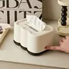Caixa de Lenços Nuvem Creme Decoração Simples Estilo Luxo Leve Mesa de Centro Sala de Estar Mesa de Jantar Caixa de Lenços Multifuncional Caixa de Armazenamento