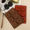 Molde de Silicona para Pastel de Mousse de Flores Diy6 Transfronterizo, Molde de Silicona para Chocolate, Artefacto Suplementario para Alimentos para Bebés, Galleta