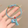 Versátil Cordón de Cinco Colores para el Festival del Bote del Dragón, Pulsera Tejida China con Borlas, Pulsera Hecha a Mano de Cuentas de Alta Gama para Mujer